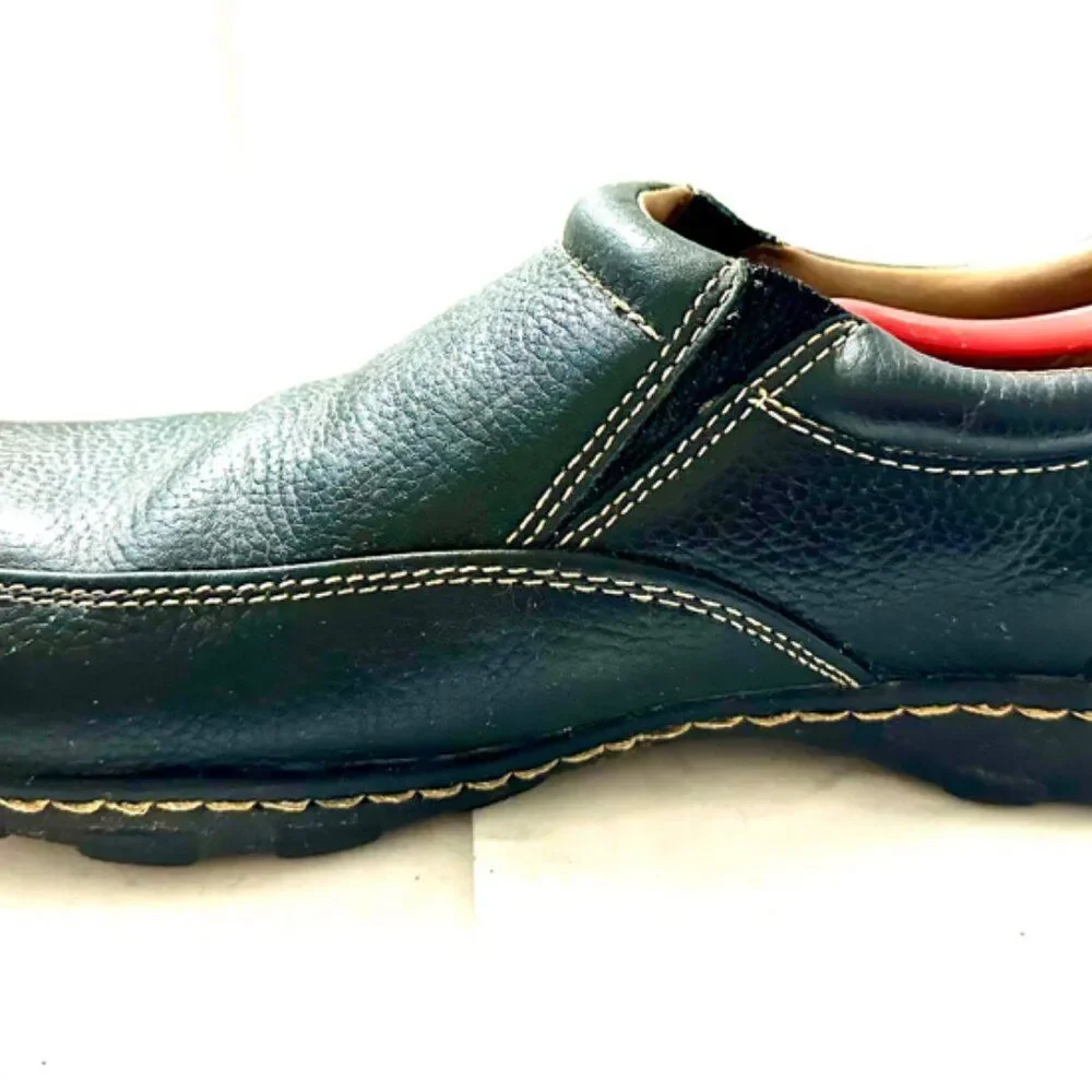 Cherokee Shoes 13 Men’s Hara Casual Slip On Moc Loafer Black Leather Flats